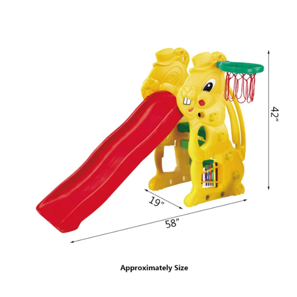 HDPE Toddler Indoor & Outdoor Playground Slide - Image 2