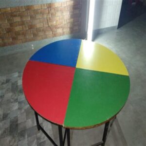 Colorful Montessori Classroom Furniture Setup