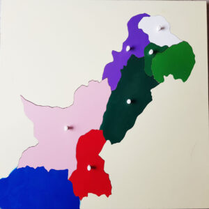 Puzzle Map of Pakistan
