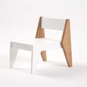 Modern Scandinavian Wooden Kids Chair