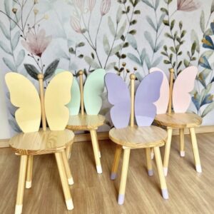 Butterfly Kids Wooden Chair