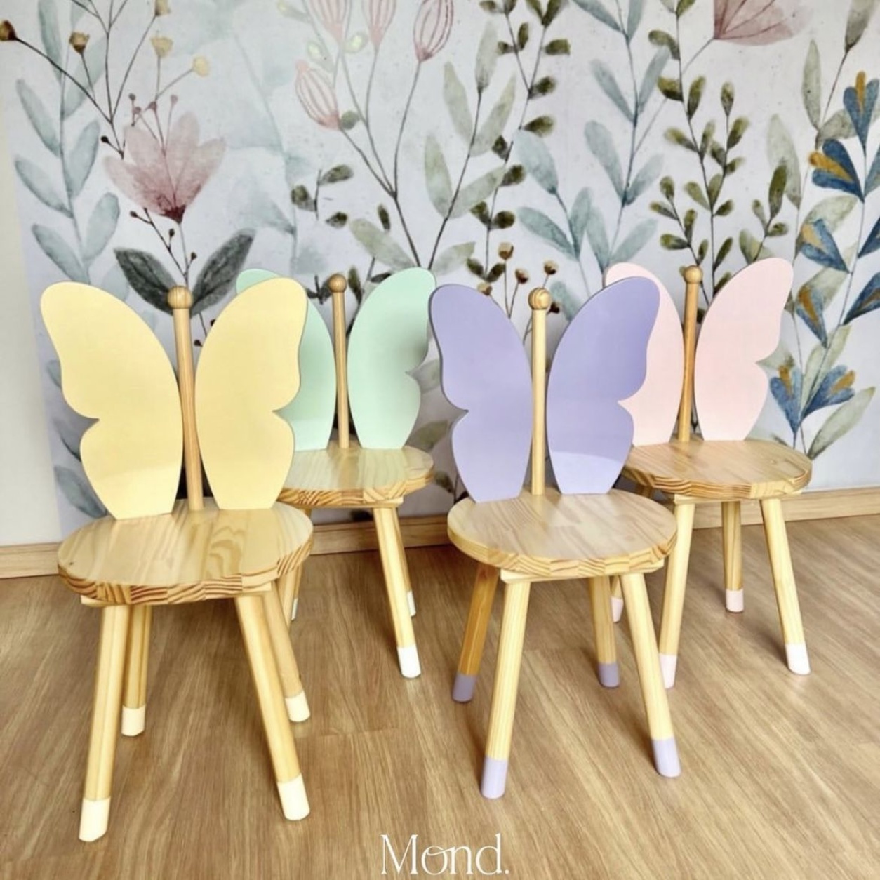 Butterfly Kids Wooden Chair - Image 3
