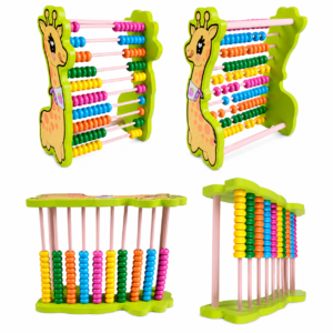 Giraffe Wooden Counting Abacus for Kids