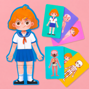 Human Body Anatomy Learning Puzzle Set for Kids