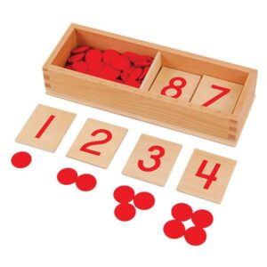 Montessori Cards and Counters Set