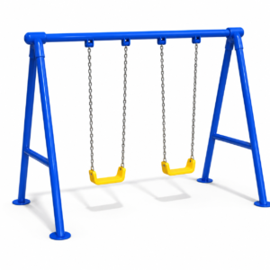 A Shape Double Seat Outdoor Swing