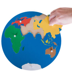 Montessori Wooden World Map Puzzle