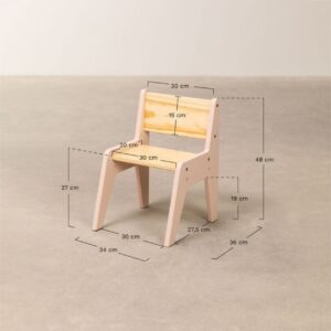 Montessori Wooden Kids Chair