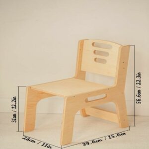 Ergonomic Wooden Preschool Learning Chair