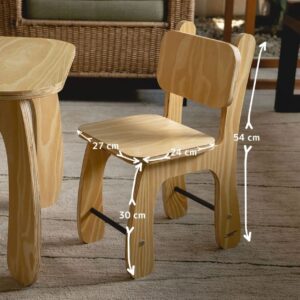 Montessori Wooden Kids Chair