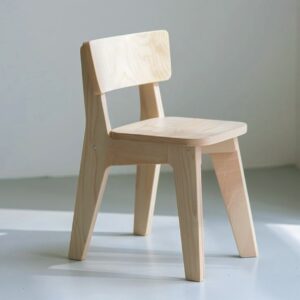 Modern Montessori Wooden Kids Chair