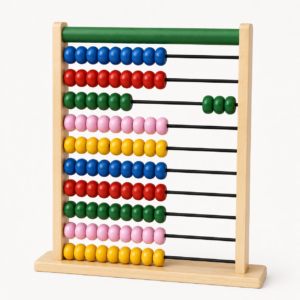 Wooden Counting Abacus for Kids 100 balls