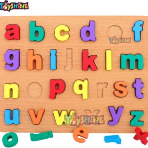 Wooden Alphabet Puzzle Board for Kids