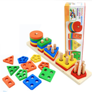 Montessori Geometric Shape Sorting Stacker