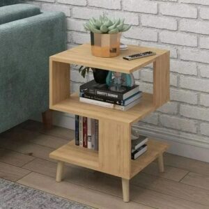 Modern Wooden Decorative Storage Side Table