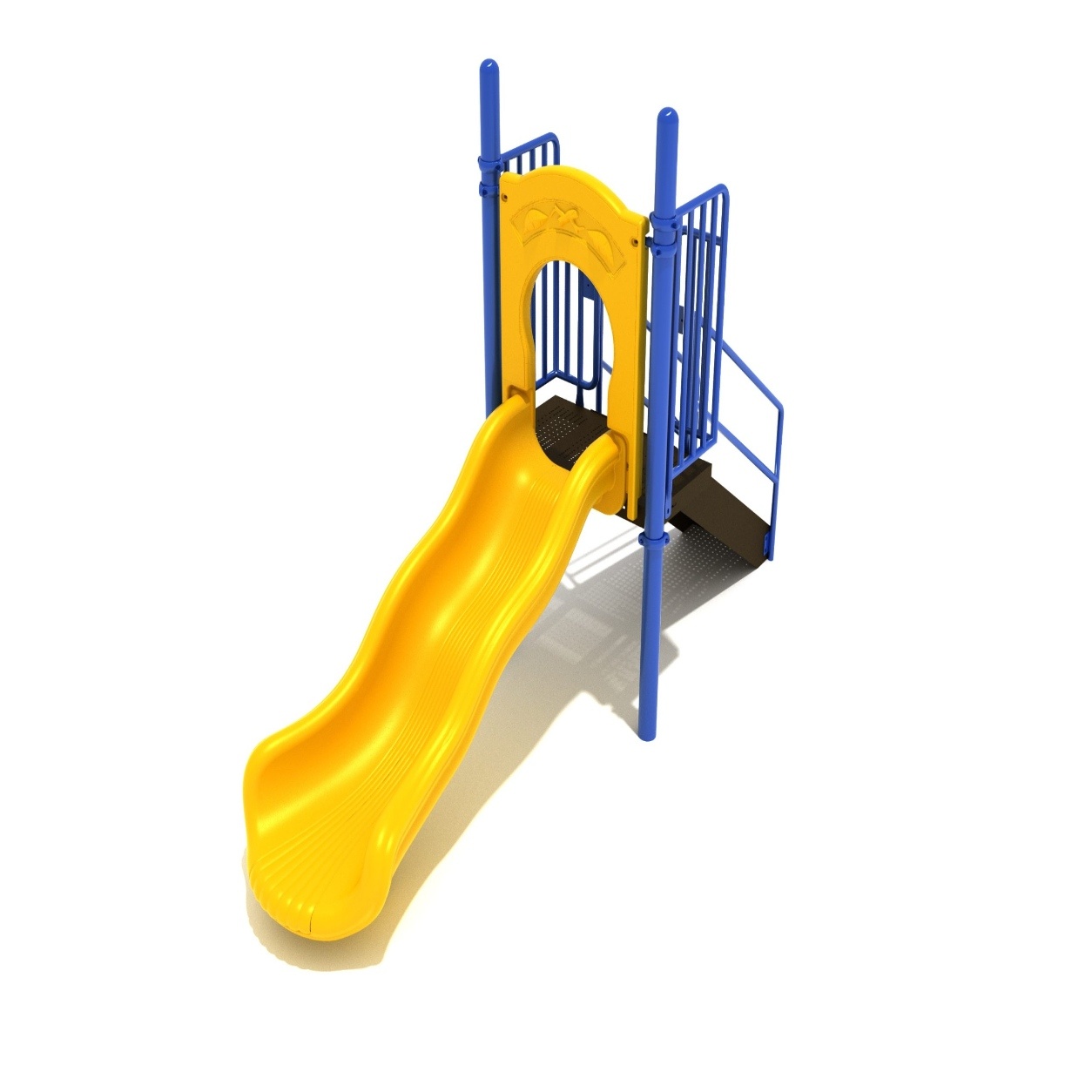 Commercial Outdoor Playground Slide with Platform & Safety Stairs - Image 2